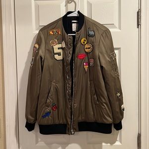 Zara dream patch bomber jacket.